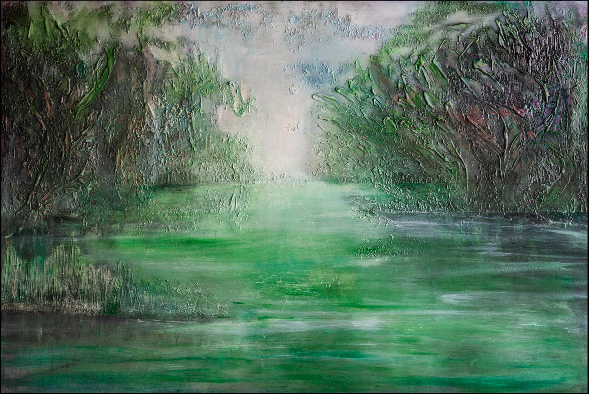 A New Beginning, obraz Kamili Zduńczyk, 80 × 120 cm