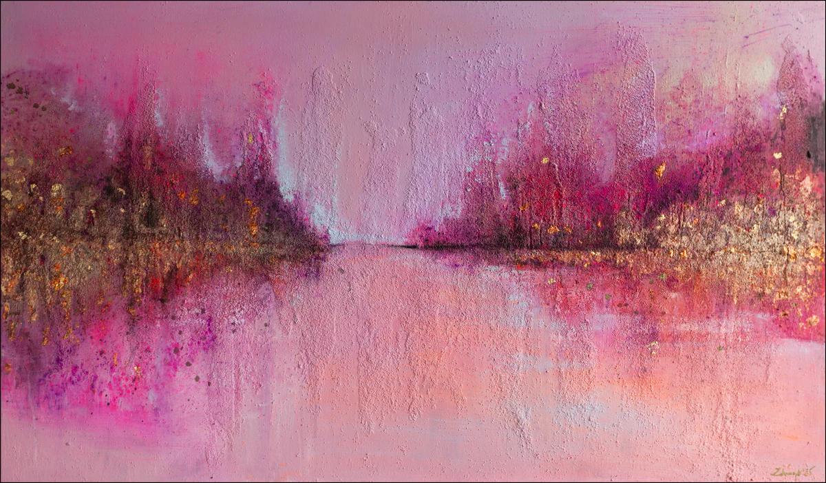 Candy Sky, obraz Kamili Zduńczyk, 70 × 120 cm