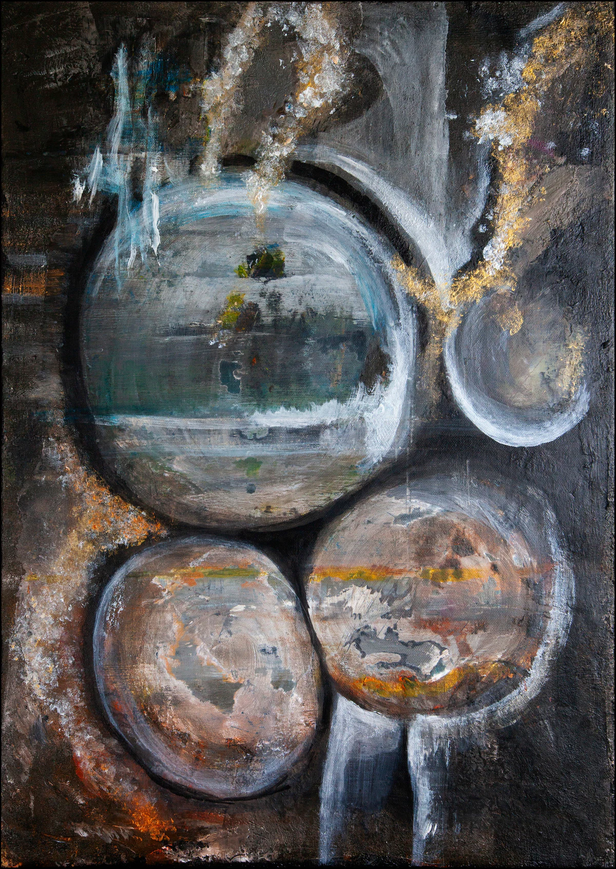 Conjunction, obraz Kamili Zduńczyk, 70 × 50 cm