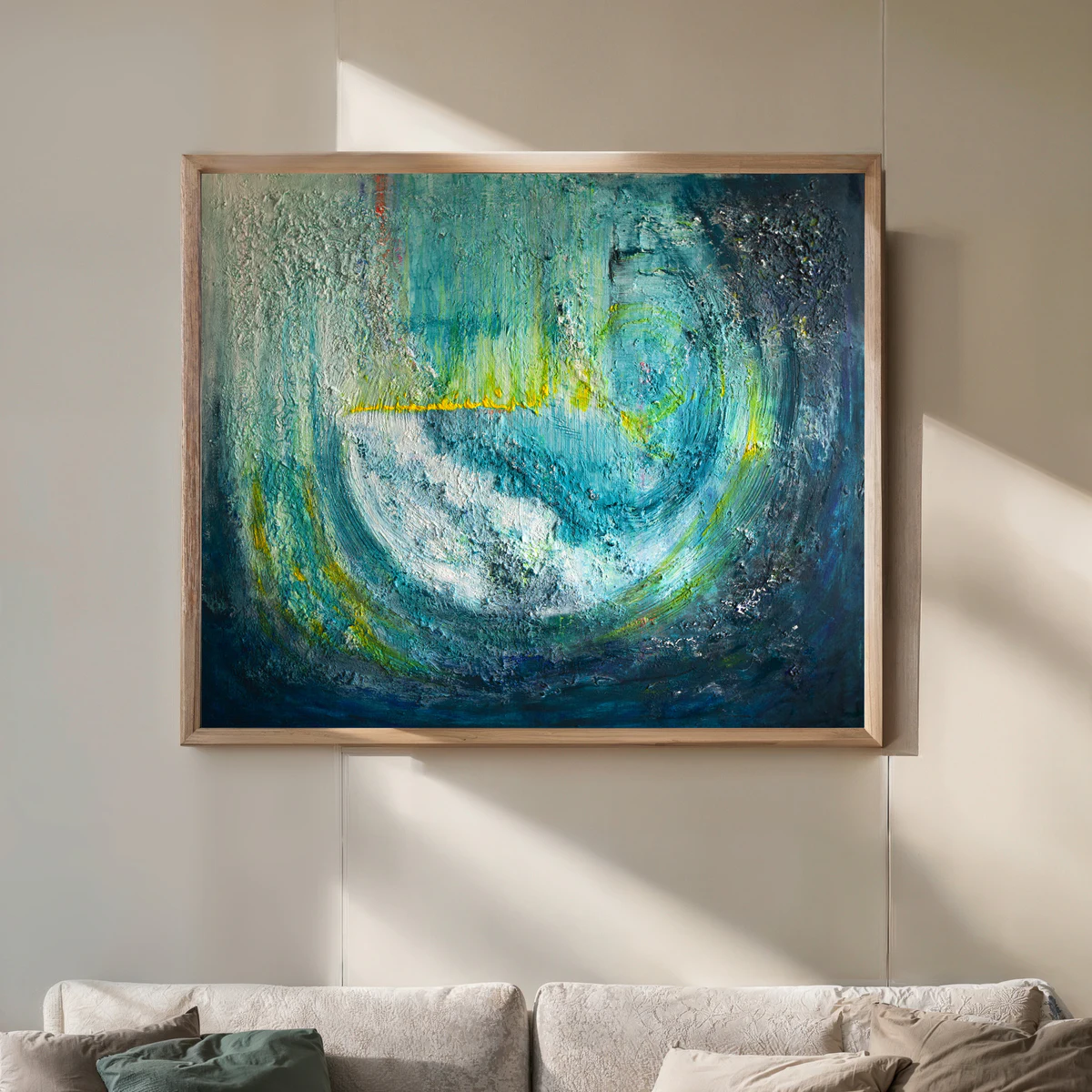 Obraz Constellation Lyra Kamili Zduńczyk na ścianie we wnętrzu
