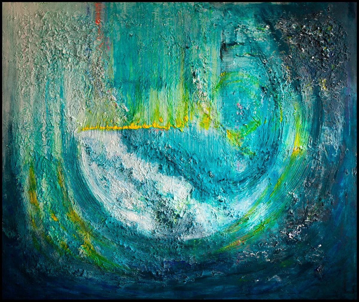 Constellation Lyra, obraz Kamili Zduńczyk, 100 × 120 cm