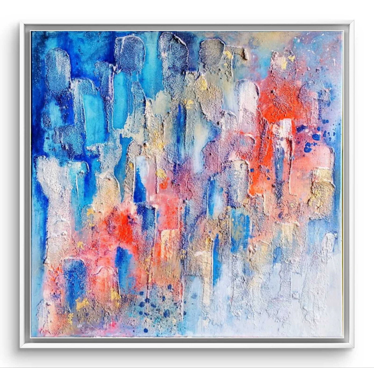 Frozen Heat, obraz Kamili Zduńczyk, 70 × 70 cm