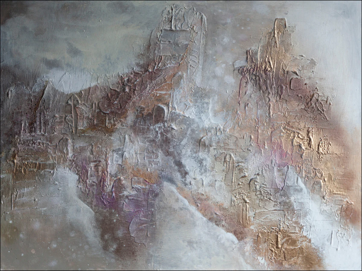 Golden Dust, obraz Kamili Zduńczyk, 90 × 120 cm