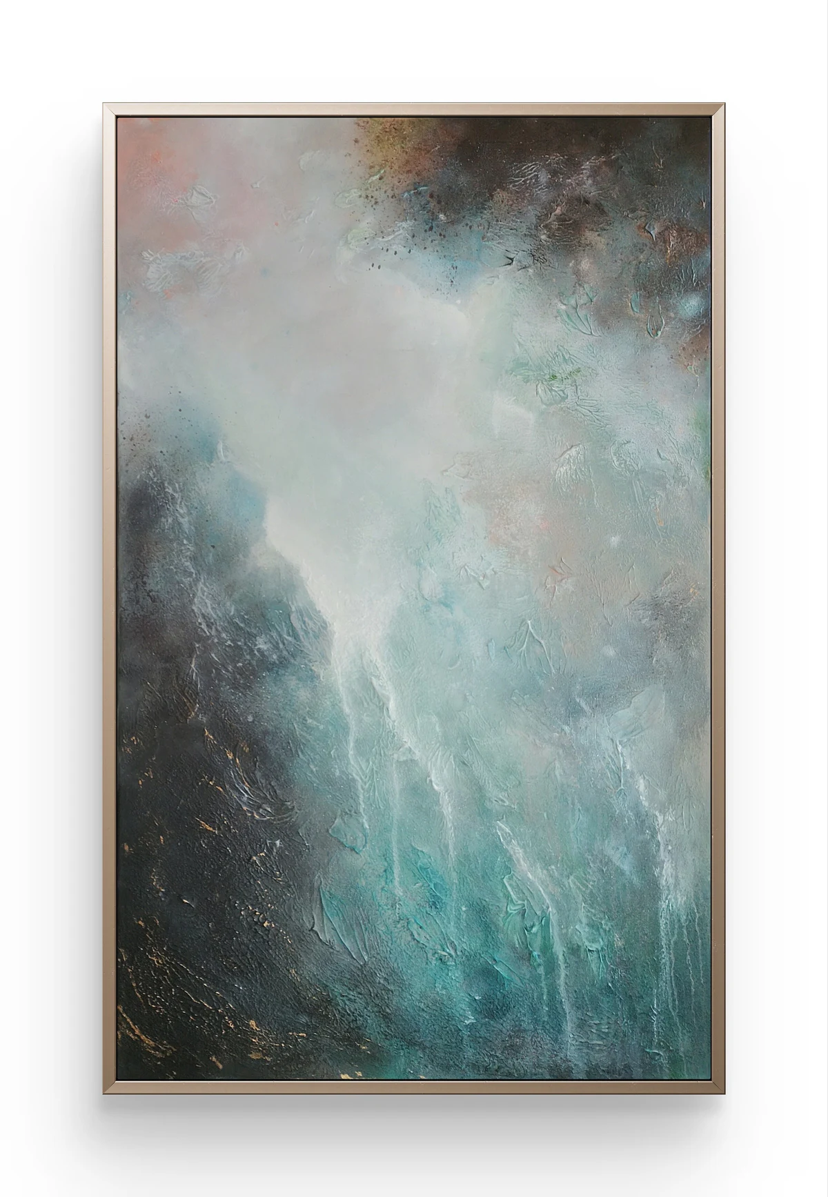 Good morning Bess, obraz strukturalny Kamili Zduńczyk, 110 × 70 cm