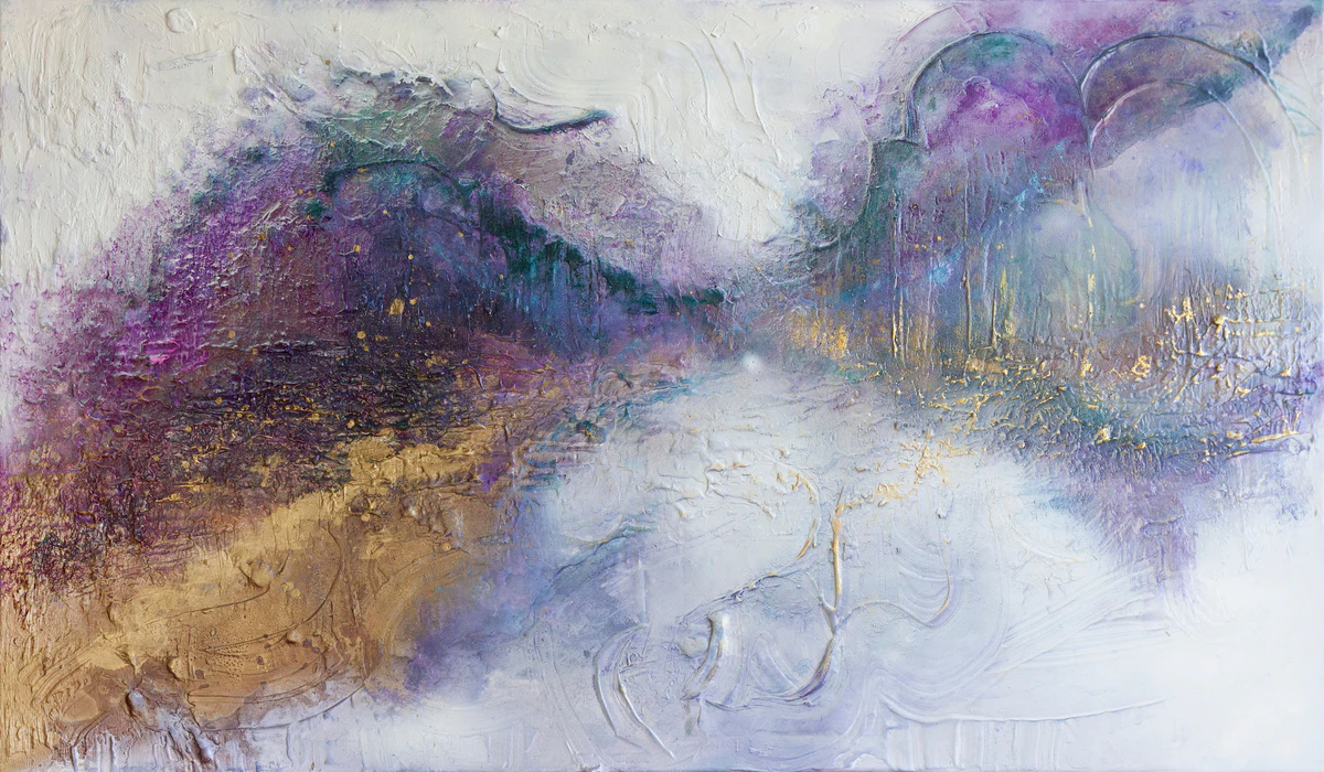 Illuminati, obraz Kamili Zduńczyk, 70 × 120 cm