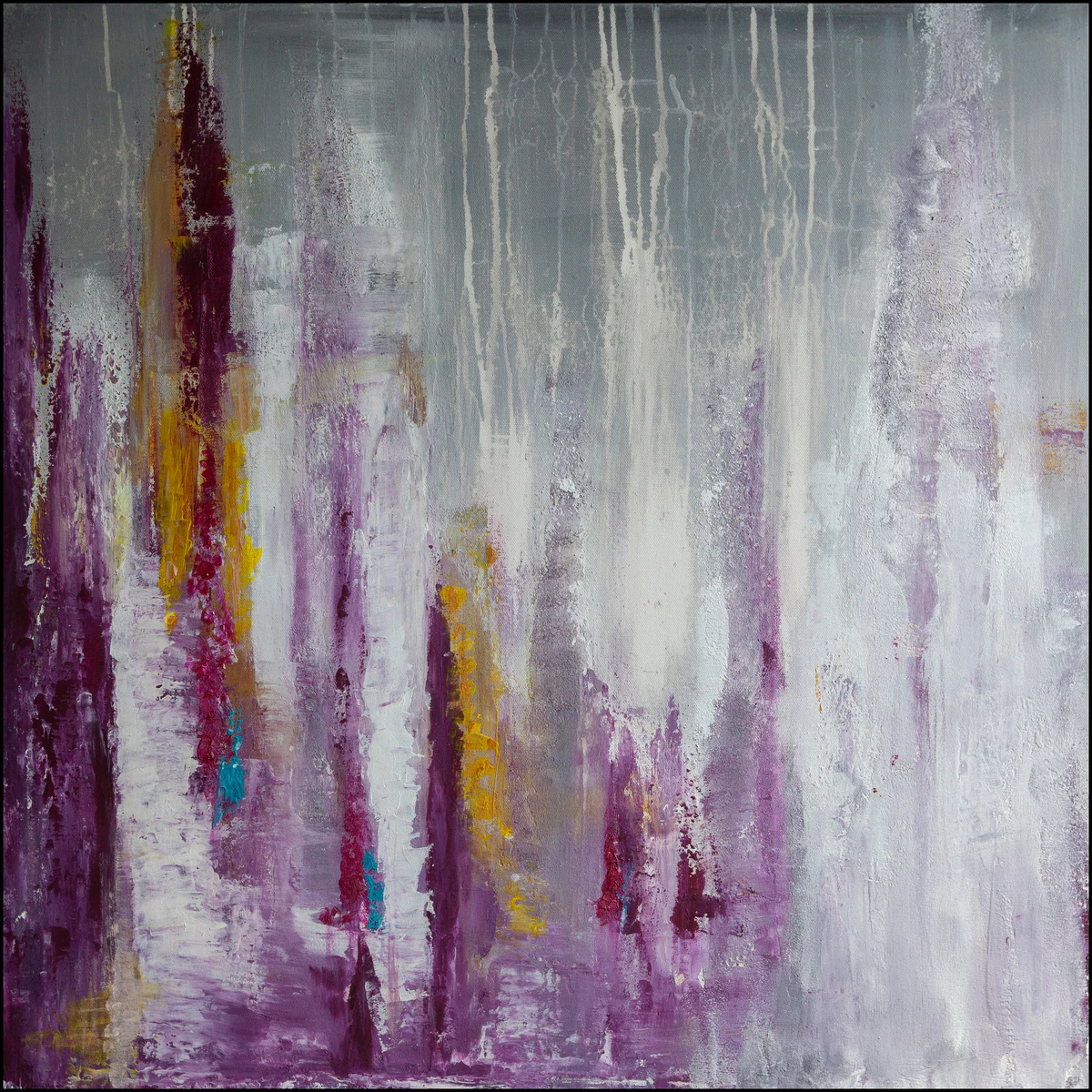 Lavender Lullaby, obraz Kamili Zduńczyk, 70 × 70 cm