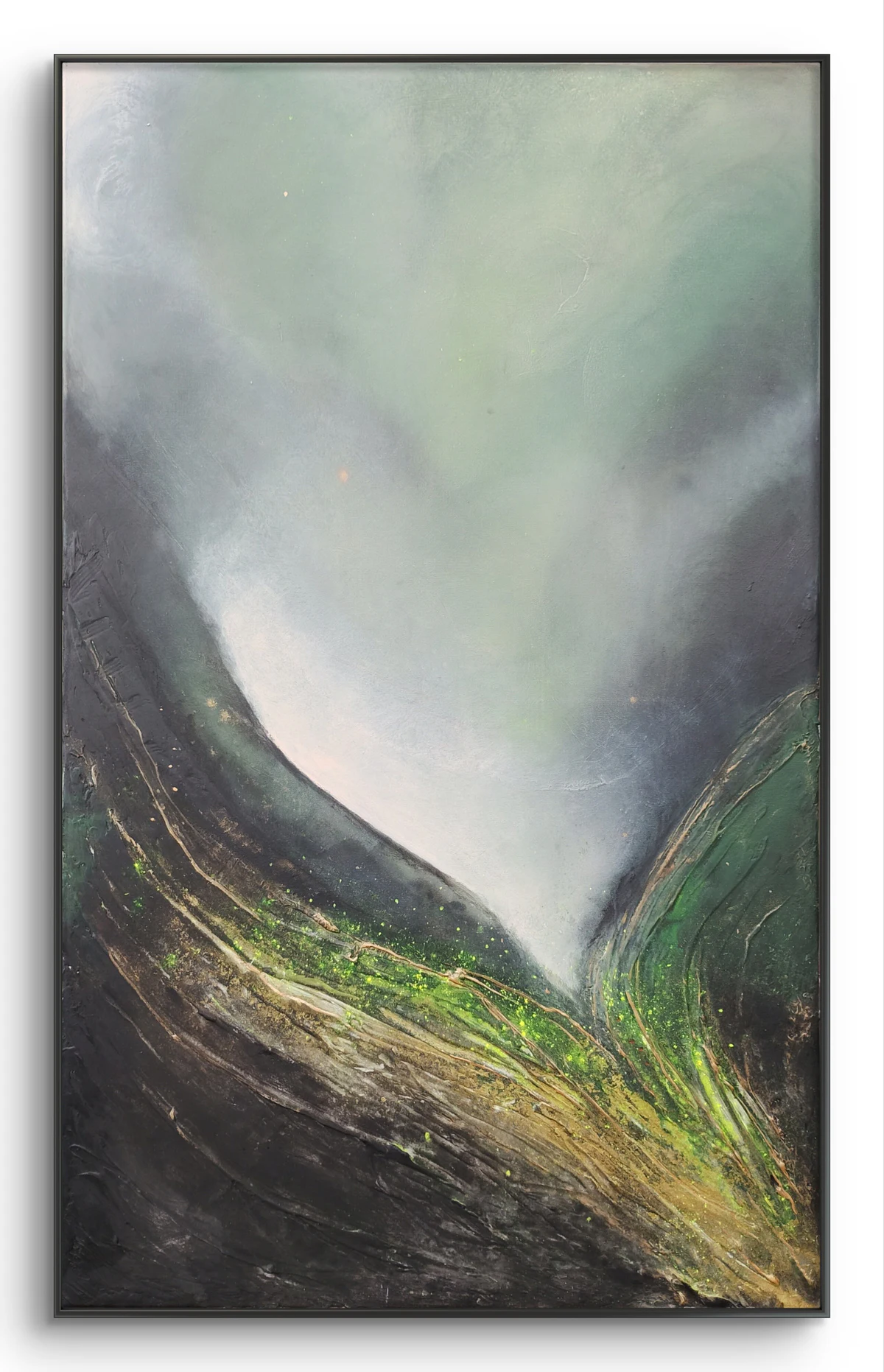 Nights In The Green Satin, obraz Kamili Zduńczyk, 110 × 70 cm