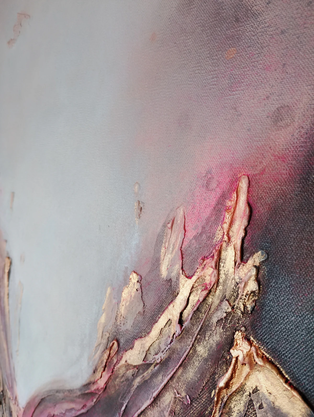 Faktura obrazu Nights In The Pink Satin z bliska