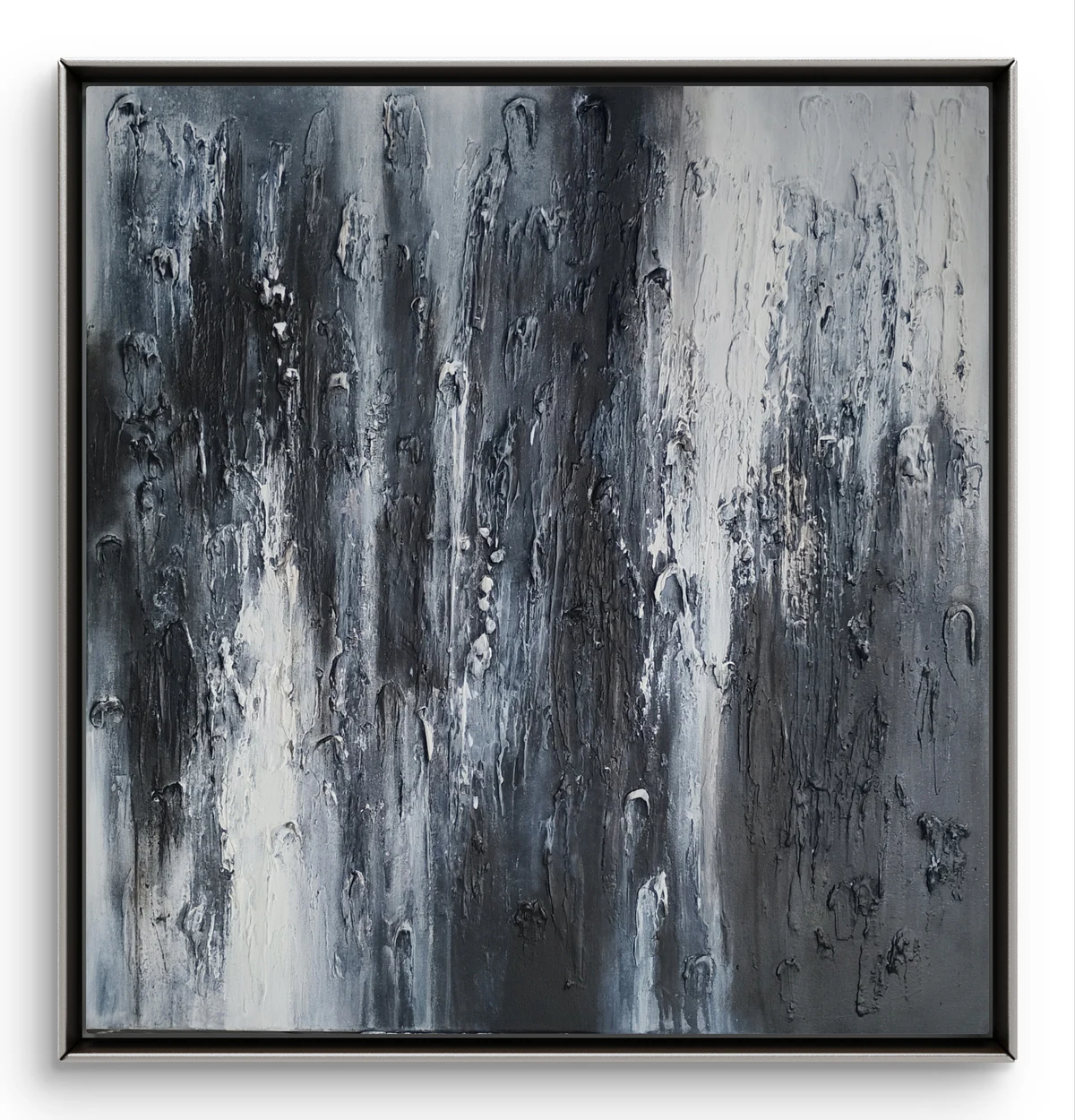 Szum, obraz Kamili Zduńczyk, 90 × 90 cm