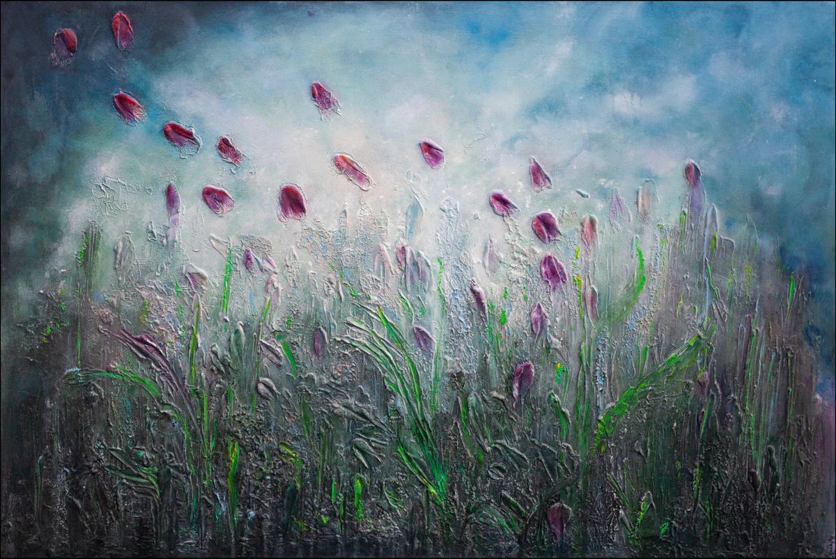 Tajemniczy Ogród, obraz Kamili Zduńczyk, 80 × 120 cm