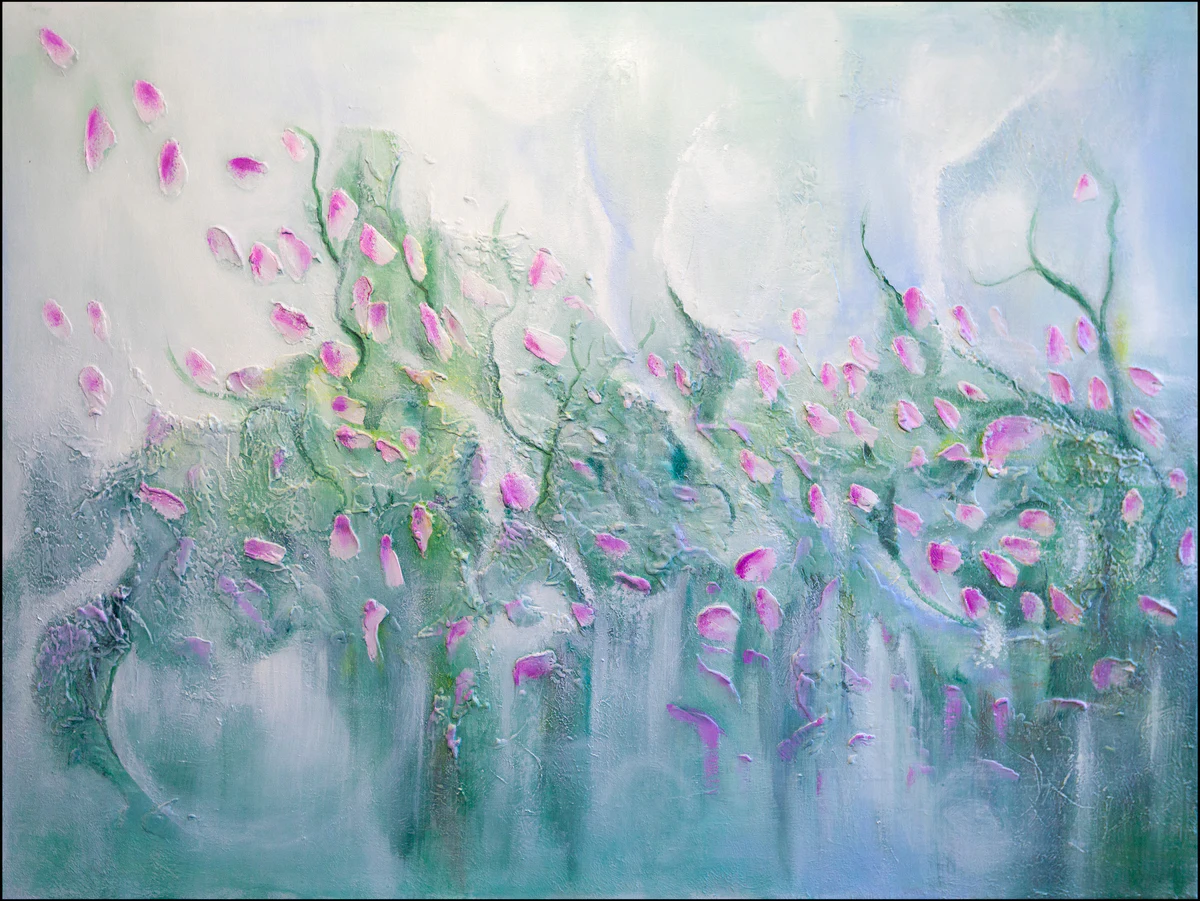 Ulotność, obraz Kamili Zduńczyk, 90 × 120 cm